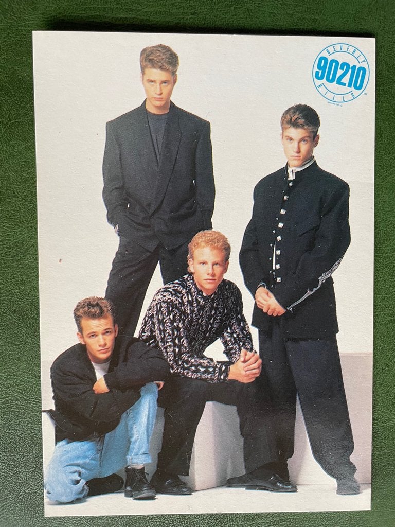 14 ansichtkaarten van beverly hills 90210 ., Verzenden, 1980 tot heden, Sterren en Beroemdheden
