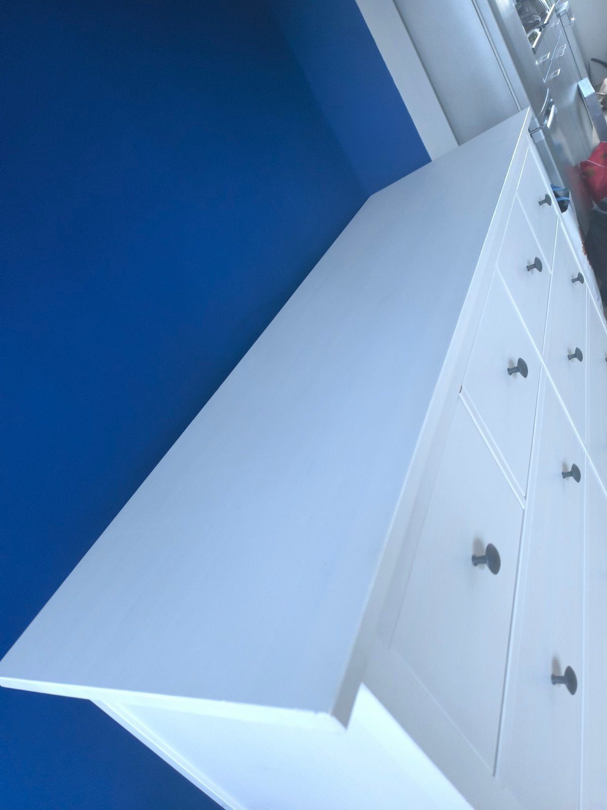 IKEA HEMNES Ladekast met 8 laden - Wit gebeitst, Huis en Inrichting, Ophalen, 150 tot 200 cm, Zo goed als nieuw, Minder dan 100 cm