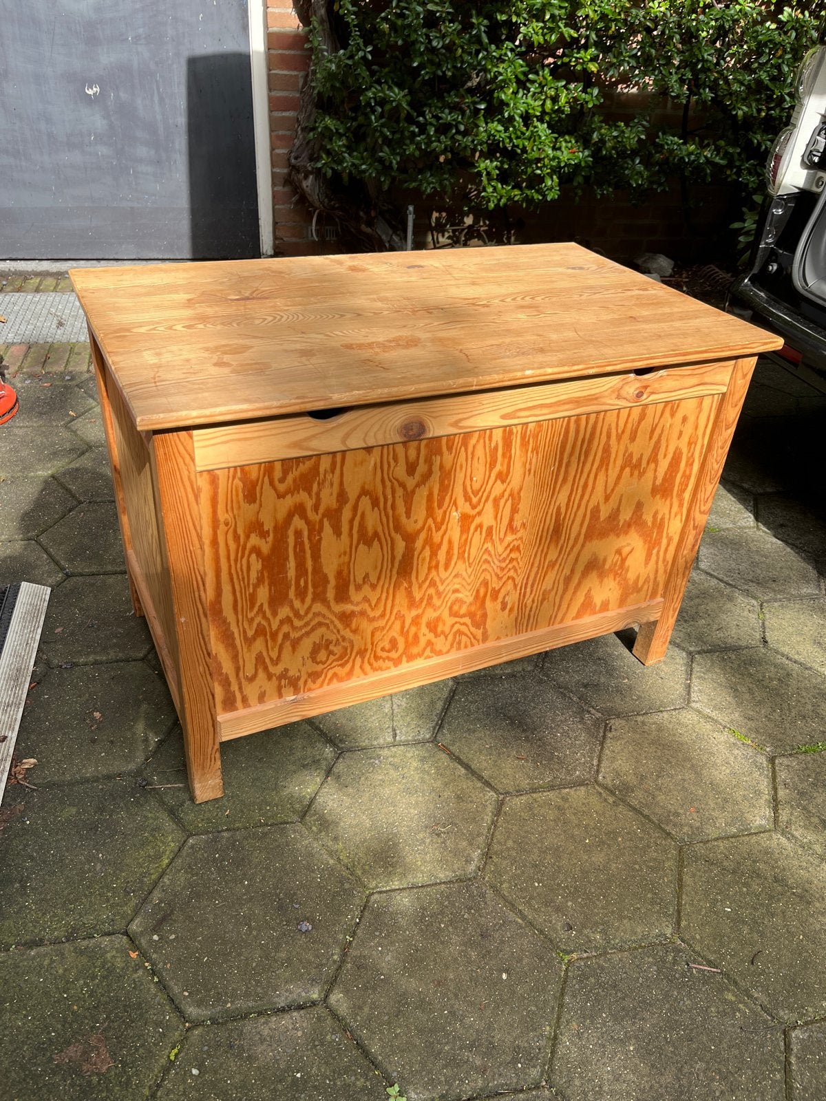 Grote houten opbergkist / speelgoedkist - 89x50x62cm, Ophalen, 50 – 75, Gebruikt, 50 tot 100 cm