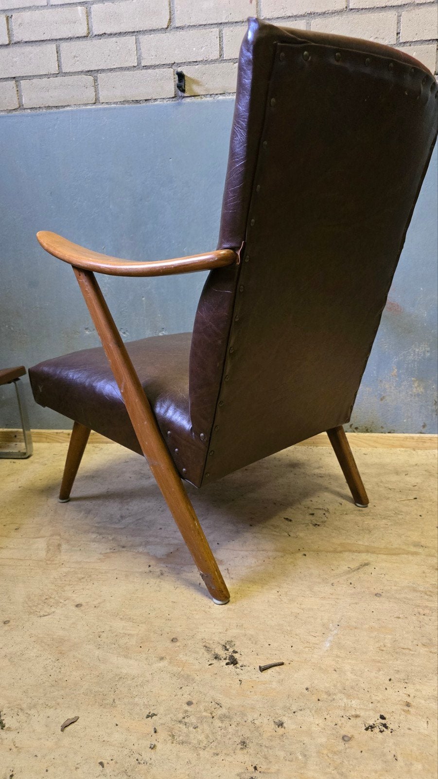 vintage Deense arm stoel fauteuil Scandinavisch retro, Huis en Inrichting, Ophalen of Verzenden