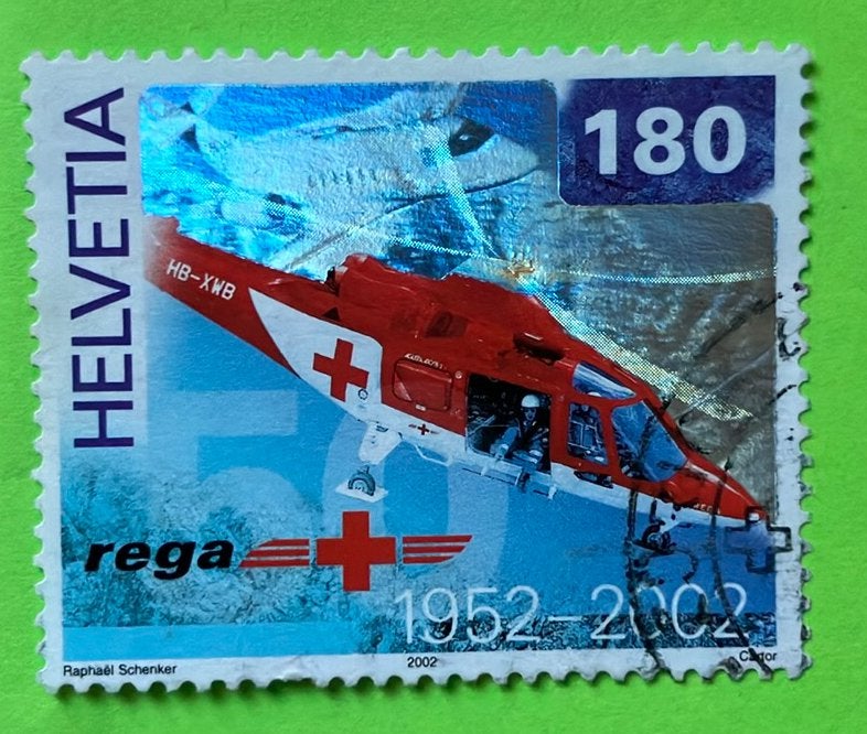 Rode kruis, Ophalen of Verzenden, Gestempeld