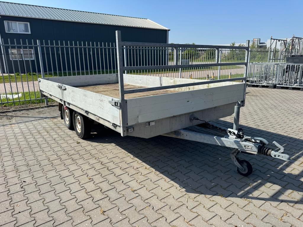 Te koop Hapert plateau wagen, Ophalen of Verzenden, Gebruikt