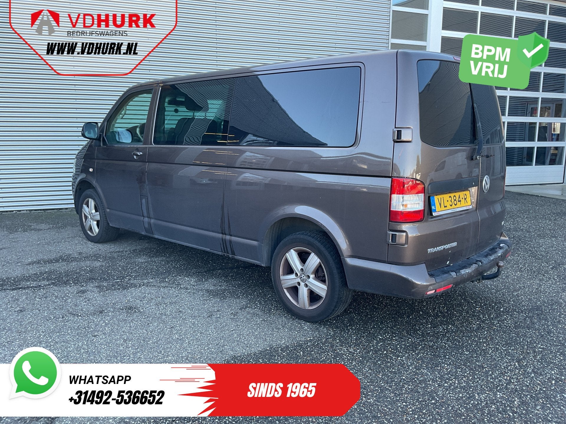 Volkswagen Transporter 2.0 TDI L2 Aut. DC Dubbel Cabine EXPO, Auto's, Euro 5, Stof, Gebruikt, 4 cilinders