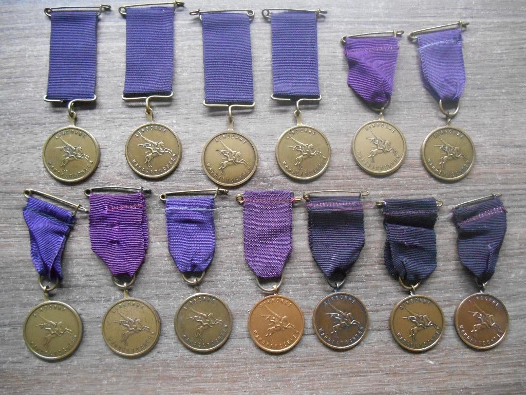 Airborne medaille voor de 1ste keer lopen 5 euro per stuk, Ophalen of Verzenden, Landmacht, Nederland, Lintje, Medaille of Wings