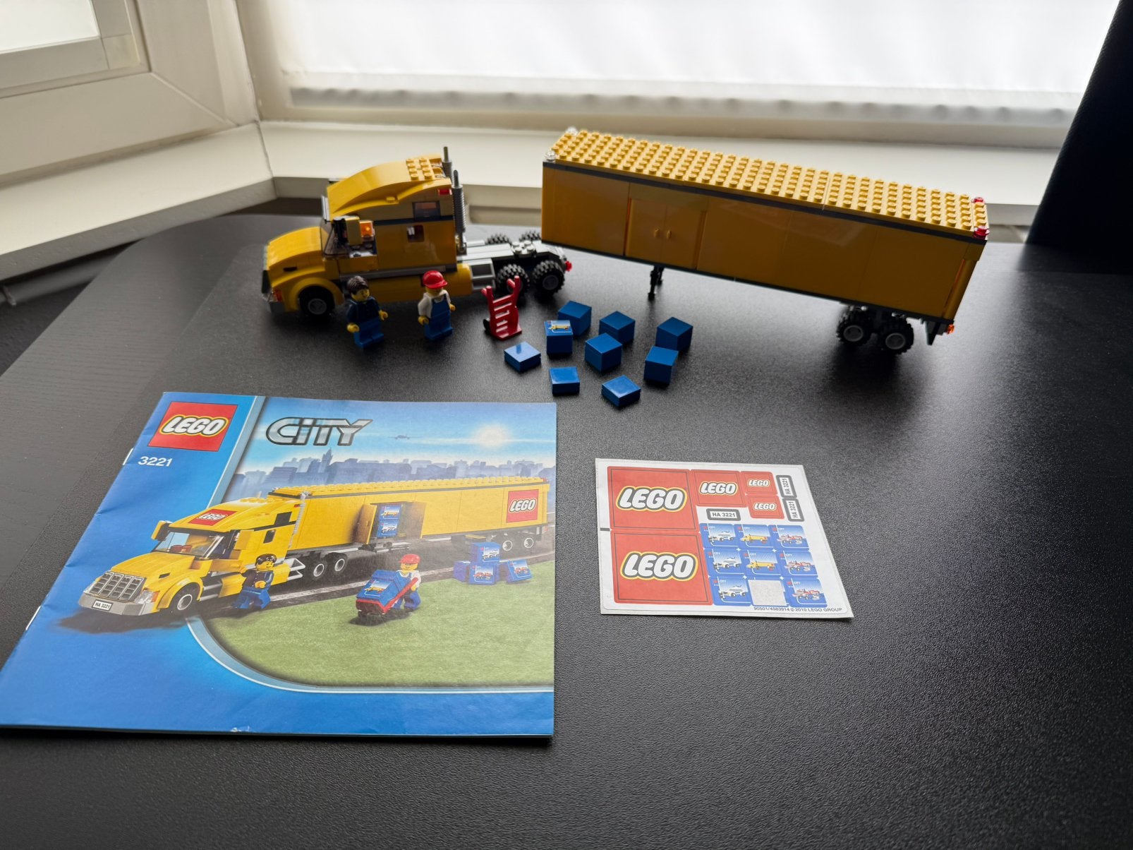Lego 3221 City Gele Vrachtwagen zgan, Ophalen, City, Lego, Zo goed als nieuw