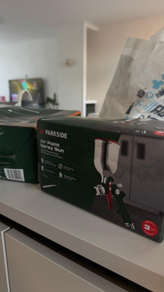 Parkside Air Paint Spray Gun - Nieuw, Ophalen of Verzenden, Zo goed als nieuw