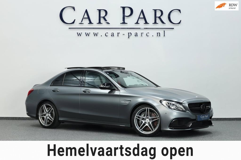 Mercedes-Benz C-klasse AMG 63 MATT/CARBON/SCHAALSTOELEN/SFEE, Automaat, Achterwielaandrijving, Gebruikt, 8 cilinders
