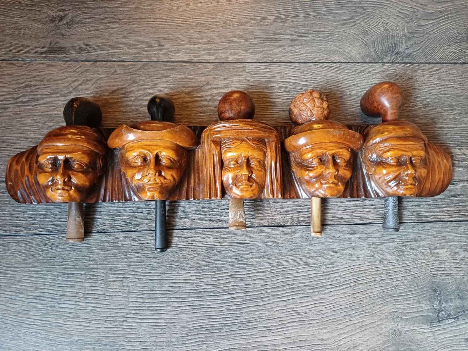Mooi pijpenrek inclusief alle pijpen, Ophalen of Verzenden