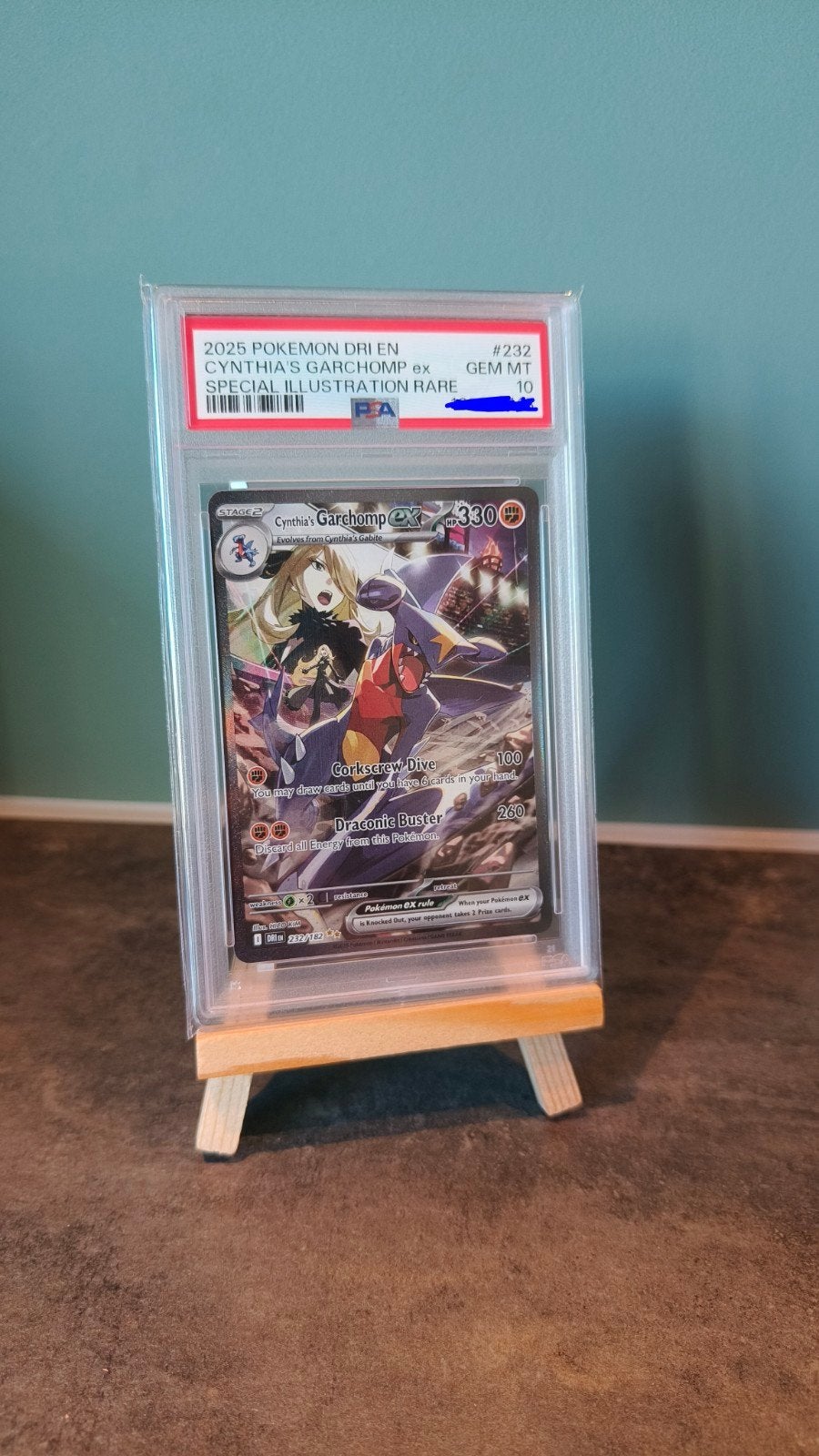PSA 10 Cynthia's Garchomp ex SIR #232 Destined Rivals, Ophalen, Nieuw, Overige typen