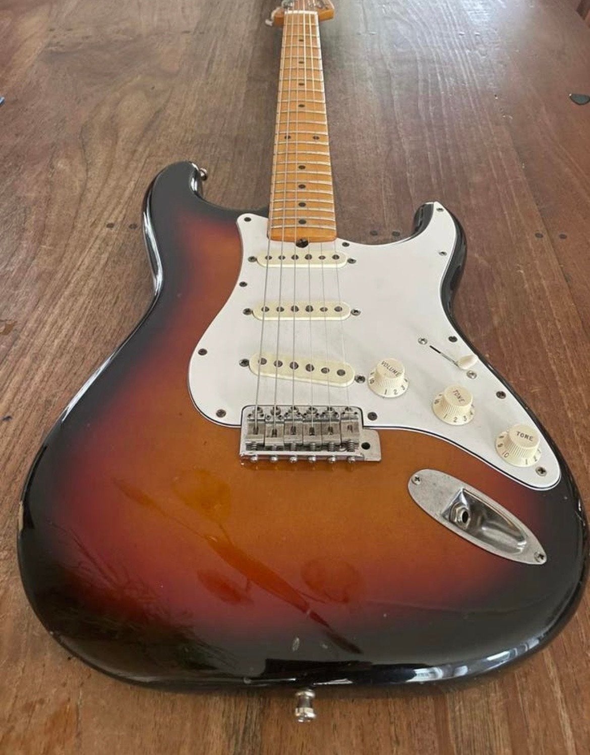 Squier Stratocaster JV-serie '57 model - 1983 Japan, Muziek en Instrumenten, Ophalen of Verzenden, Gebruikt, Solid body, Fender