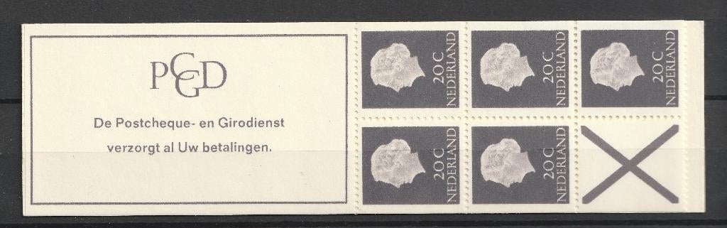 Pzb 6cT De Postcheque-en Girodienst, Ophalen of Verzenden, Na 1940, Postfris