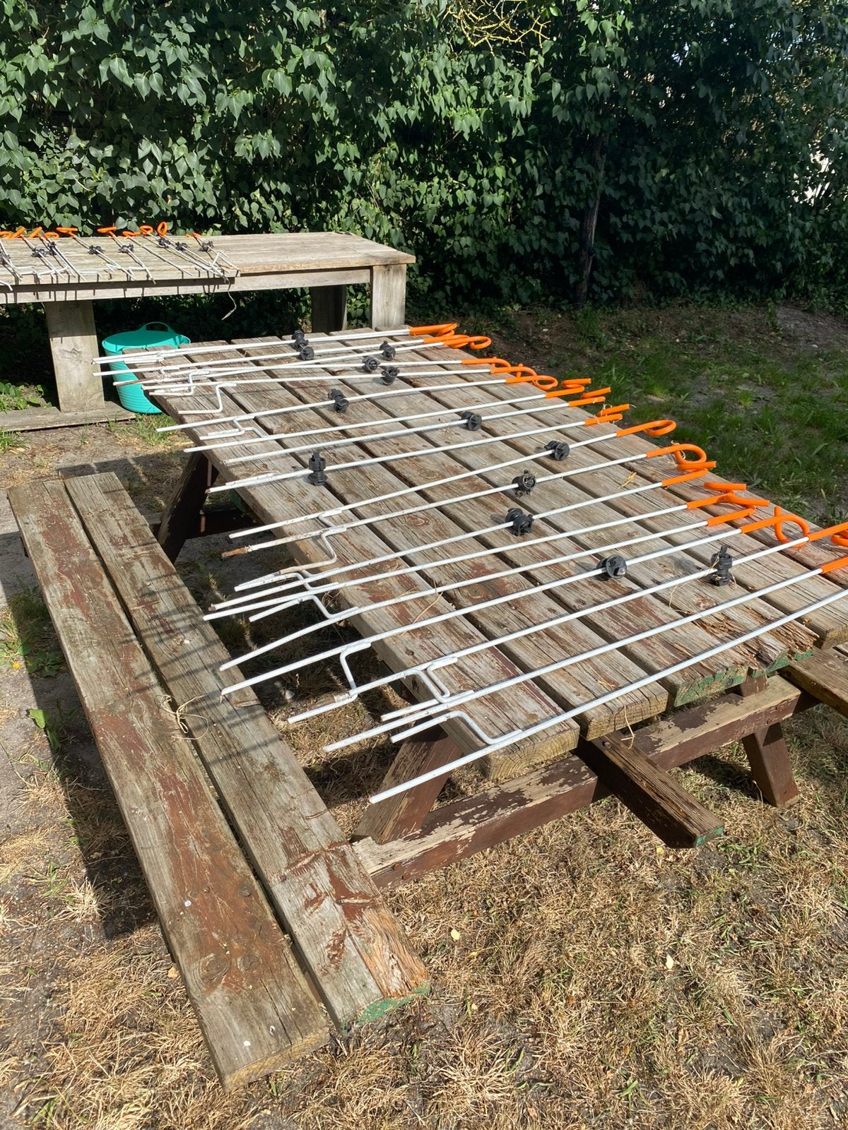 Gallagher prikpalen 104cm 40x 160cm srijgbeugel 16x, Ophalen, Gebruikt