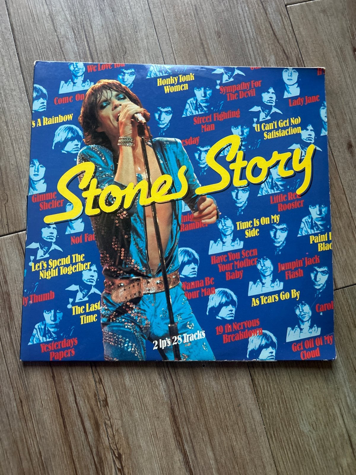 The Rolling Stones - Stones Story Dubbel-LP (1976), Cd's en Dvd's, Gebruikt, Ophalen of Verzenden, Classic Rock, 12 inch
