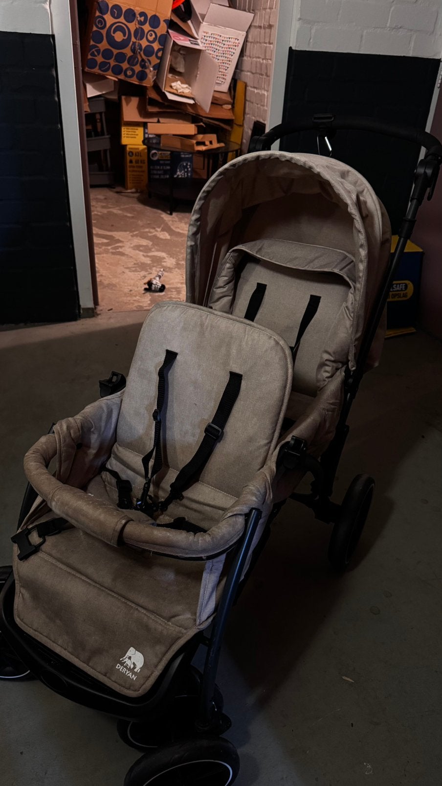 Deryan duo gratis afhalen, Kinderen en Baby's, Kinderwagens en Combinaties, Ophalen, Zo goed als nieuw, Overige merken