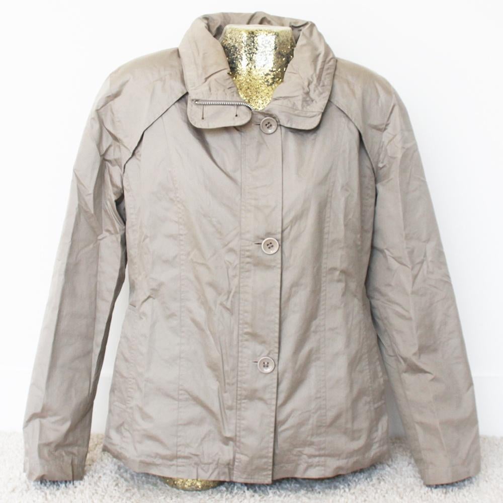 Mooie Milo Coats Jas - 82 (Maat 42) € 55,-, Beige, Maat 42/44 (L), Ophalen of Verzenden, Zo goed als nieuw