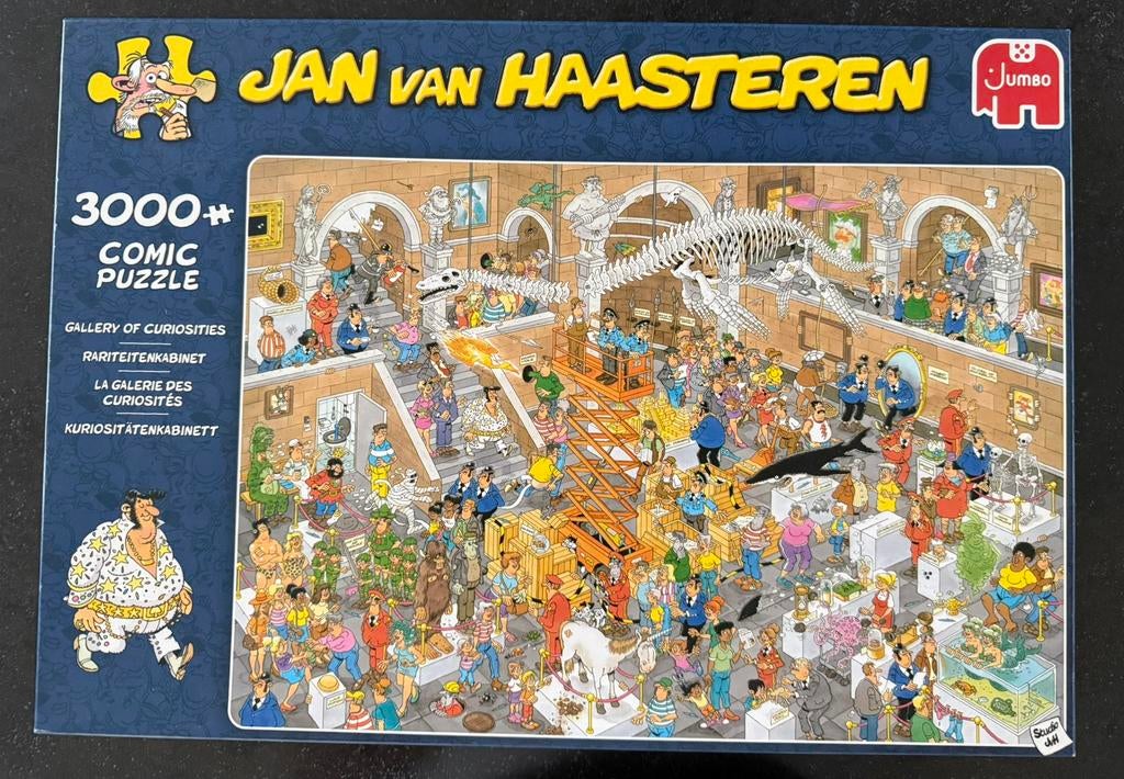 Jan van Haasteren. Rariteitenkabinet 3000, Ophalen, Meer dan 1500 stukjes, Zo goed als nieuw