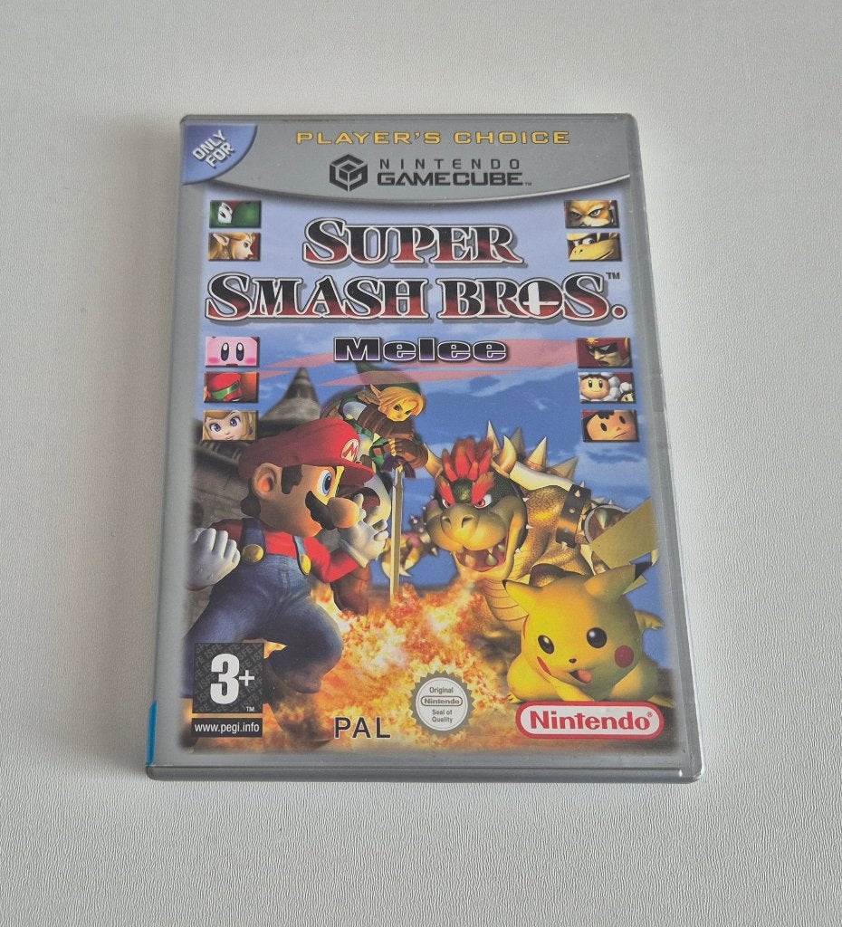 Super Smash Bros Melee Nintendo Gamecube Game Compleet, Spelcomputers en Games, Games | Nintendo GameCube, Gebruikt, Vechten, Ophalen of Verzenden