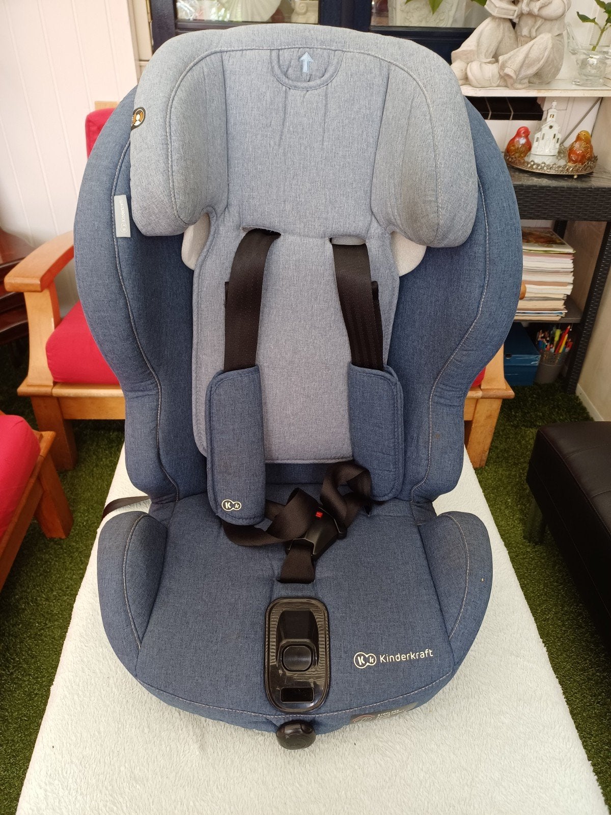 Kinderkraft autostoel - Blauw - Zo goed als nieuw, Ophalen, Zo goed als nieuw, Overige merken, Isofix