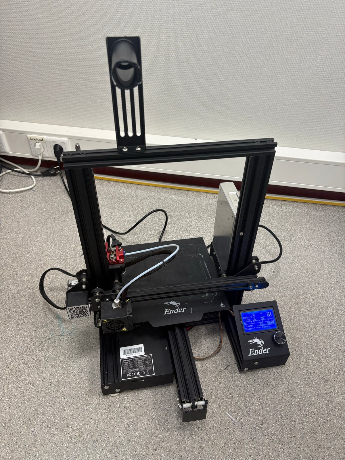 Ender 3 Pro 3D printer met aluminium extruder upgrade, Computers en Software, Ophalen, Gebruikt, Filament