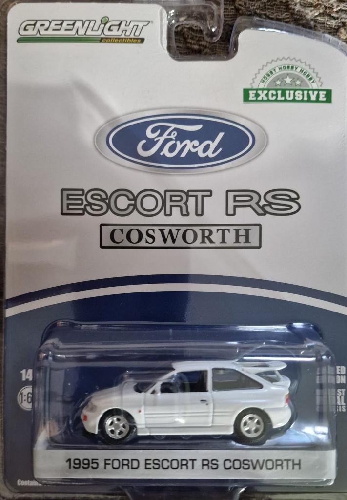 Ford Escort RS Cosworth Greenlight 1:64, Hobby en Vrije tijd, Christian@diecastcompany.nl, Auto, Diecast Company, Nieuw