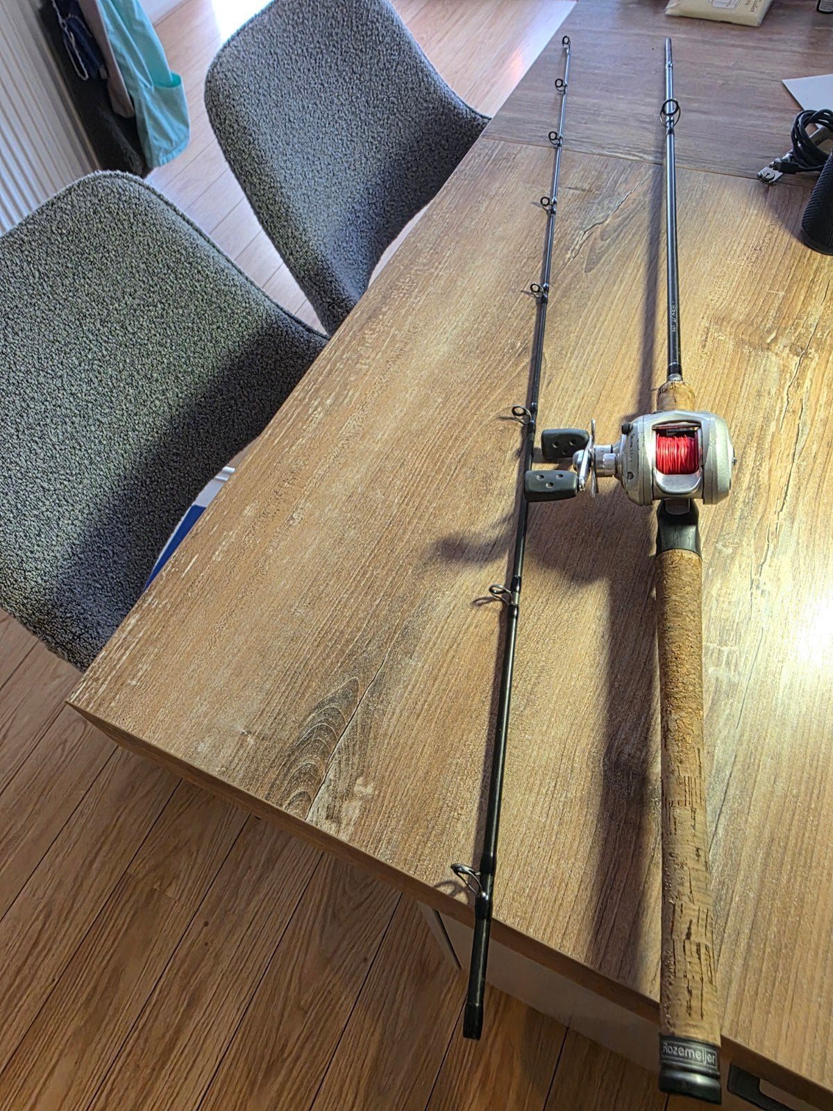 Rozemeijer Jerk-It 195 (30-60gr) incl. Abu Garcia Silvermax, Ophalen, Gebruikt, Werphengel