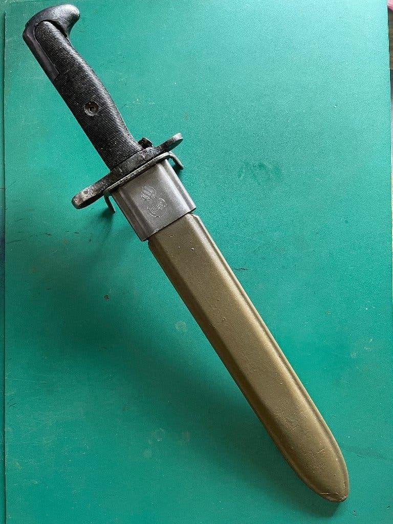 US Garand bajonet UC origineel wo2 ww2, Verzamelen, Ophalen of Verzenden, Landmacht, Amerika, Mes of Dolk