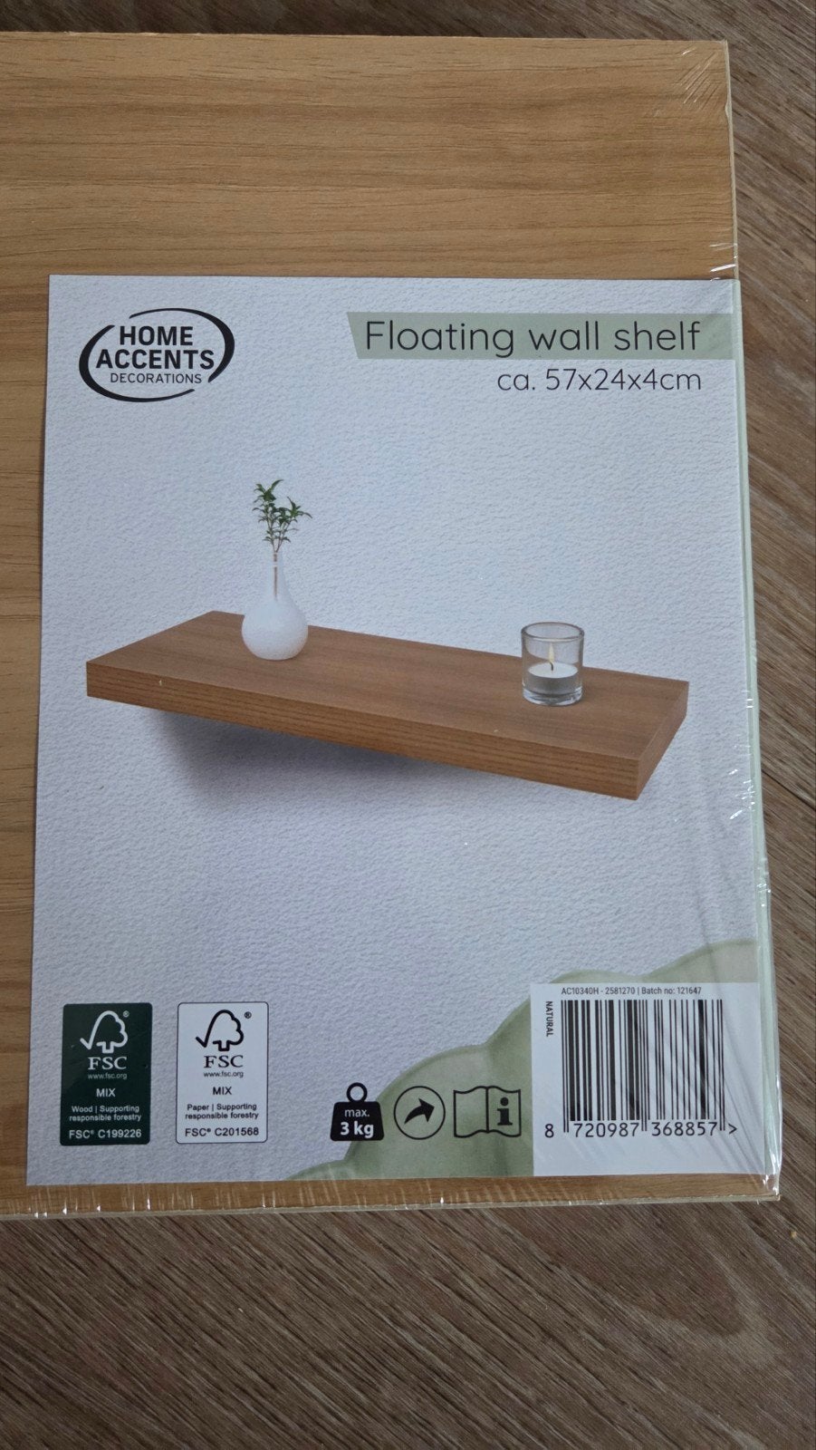 Wandplank, nieuw, Ophalen, Nieuw