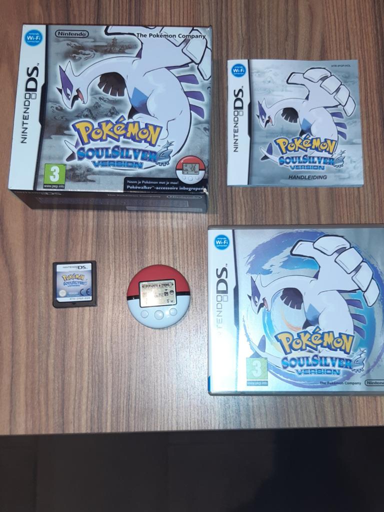 Pokémon SoulSilver Version met Pokéwalker - Nintendo DS, Ophalen, Online, 1 speler, Zo goed als nieuw