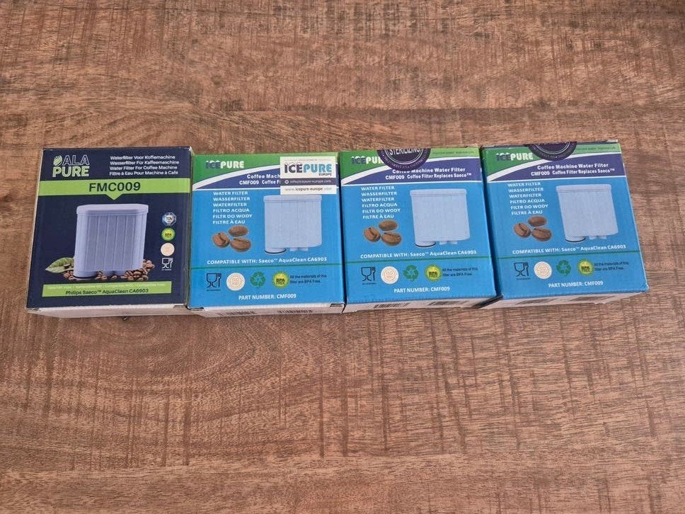 Waterfilters 4 stuks voor een koffiemachine  Philips Saeco, Ophalen of Verzenden, Nieuw