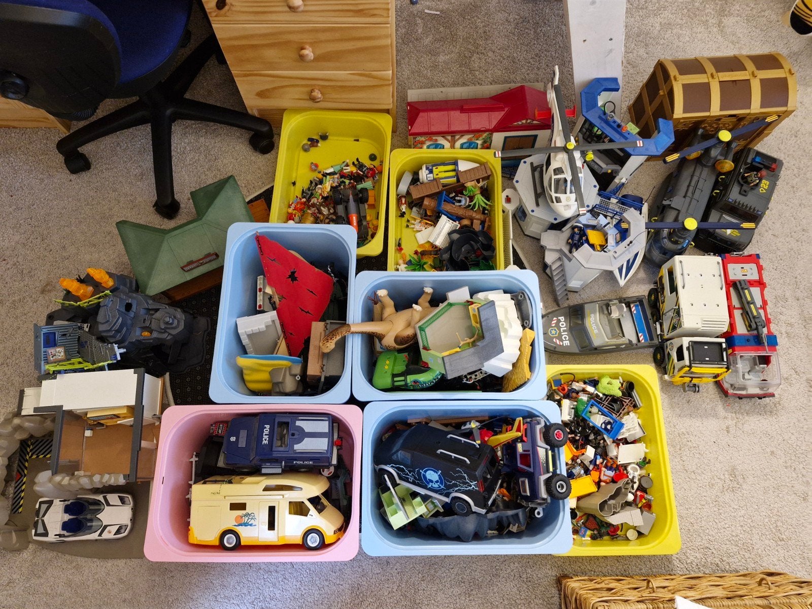 mega grote set playmobil, Ophalen