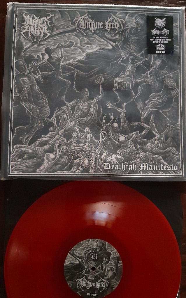 Black Altar/Vulture Lord DIE HARD Split lp Urgehal Horna Von, LP, Verzenden, Inclusief poster, Zo goed als nieuw