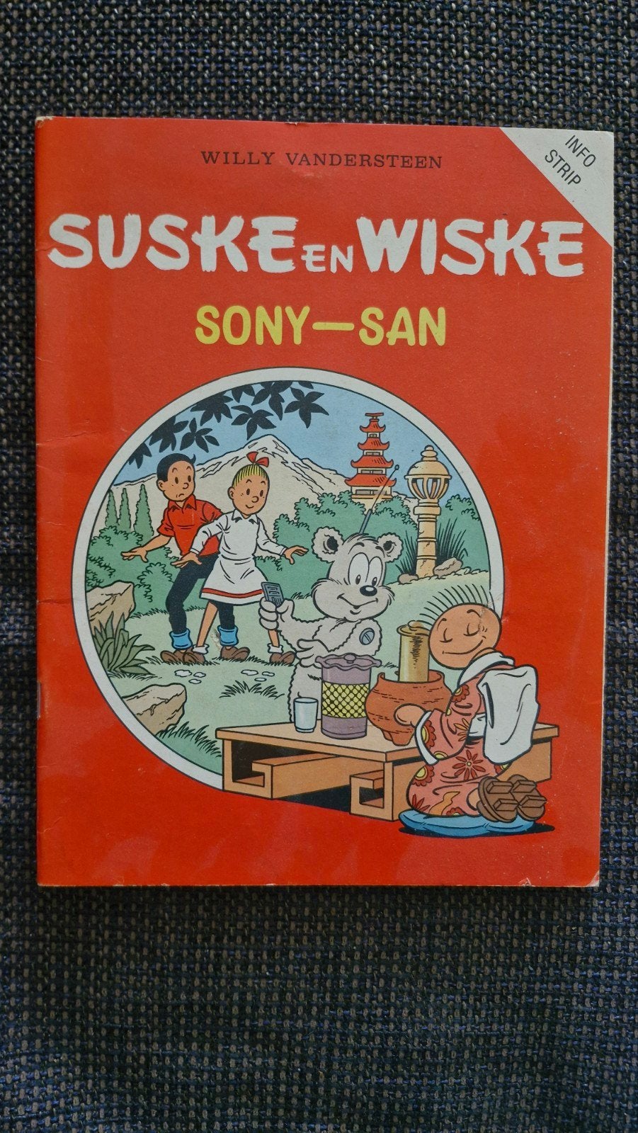 Suske en Wiske - Sony-San (Info Strip), Boeken, Eén stripboek, Ophalen of Verzenden, Gelezen