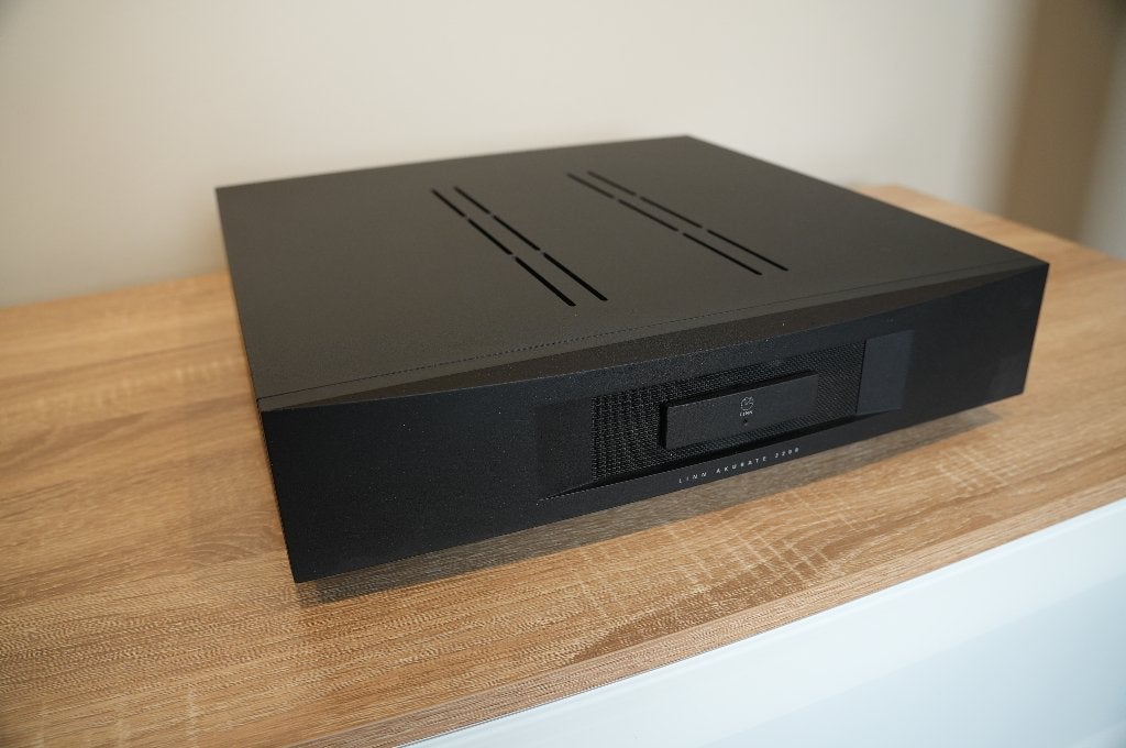 Linn Akurate 2200/1 eindversterker, Dynamik, black, Overige merken, 70 watt of meer, Ophalen of Verzenden, Overige spelers