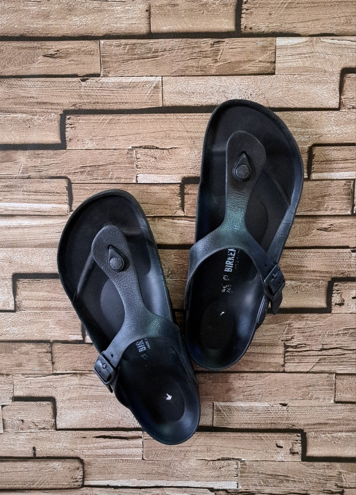 Birkenstock - zwarte comfortabele slippers, 40, Slippers, Verzenden, Zwart, X