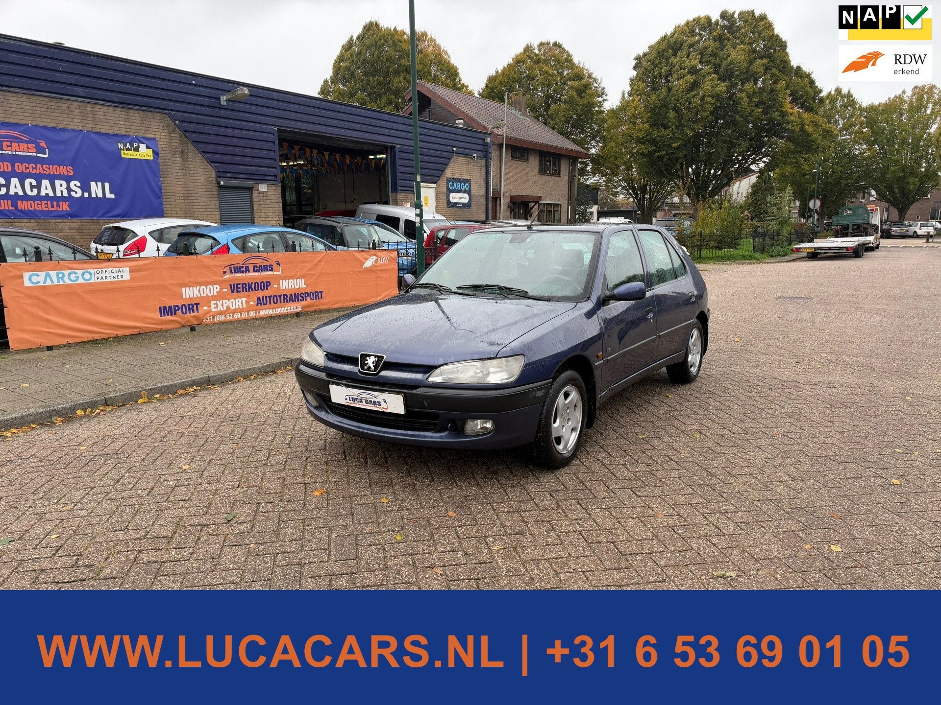 Peugeot 306 1.4 XR Airco NIEUWE APK!, Auto's, 1005 kg, 4 cilinders, Blauw, Handgeschakeld