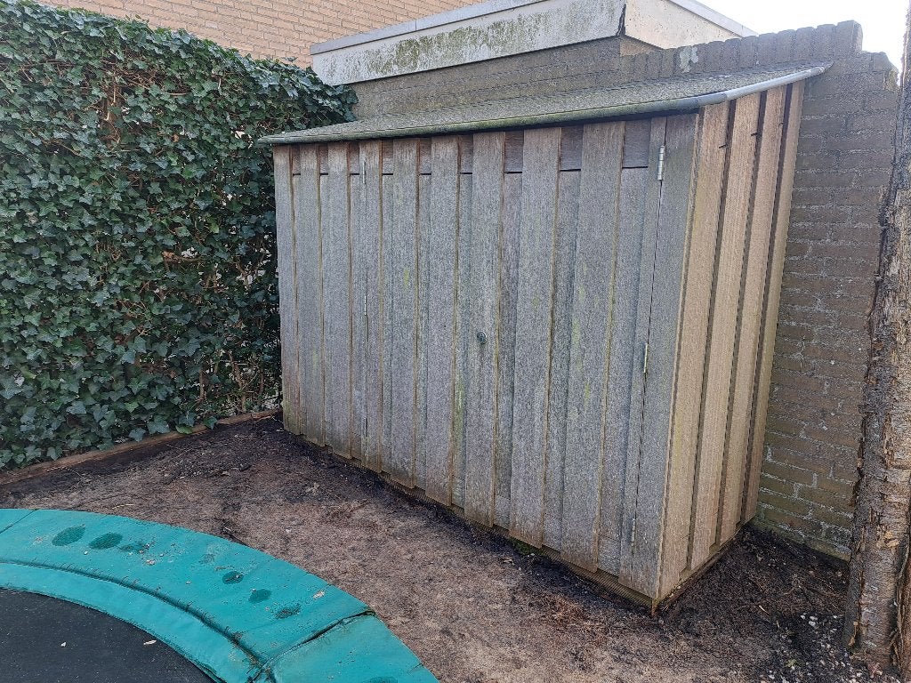 tuinkast, Tuin en Terras, Ophalen, Gebruikt, Hout, Overige typen