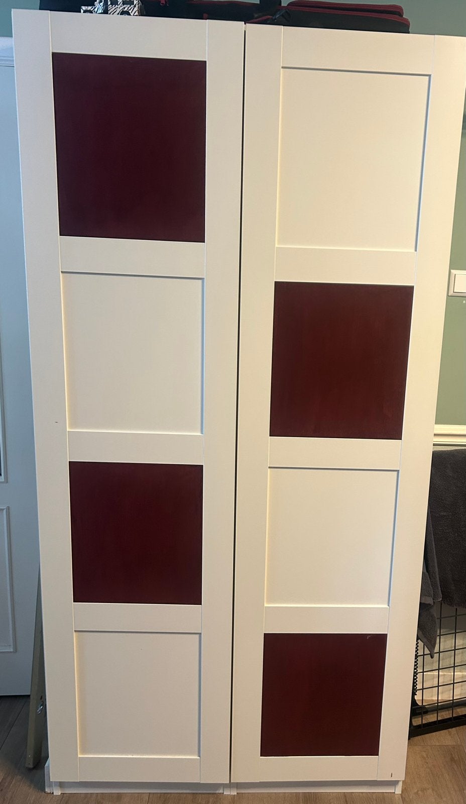 IKEA Pax Bergsbo kast 2 m x 1 m x 39 cm diep wit, Ophalen of Verzenden, Gebruikt, 25 tot 50 cm, 200 cm of meer