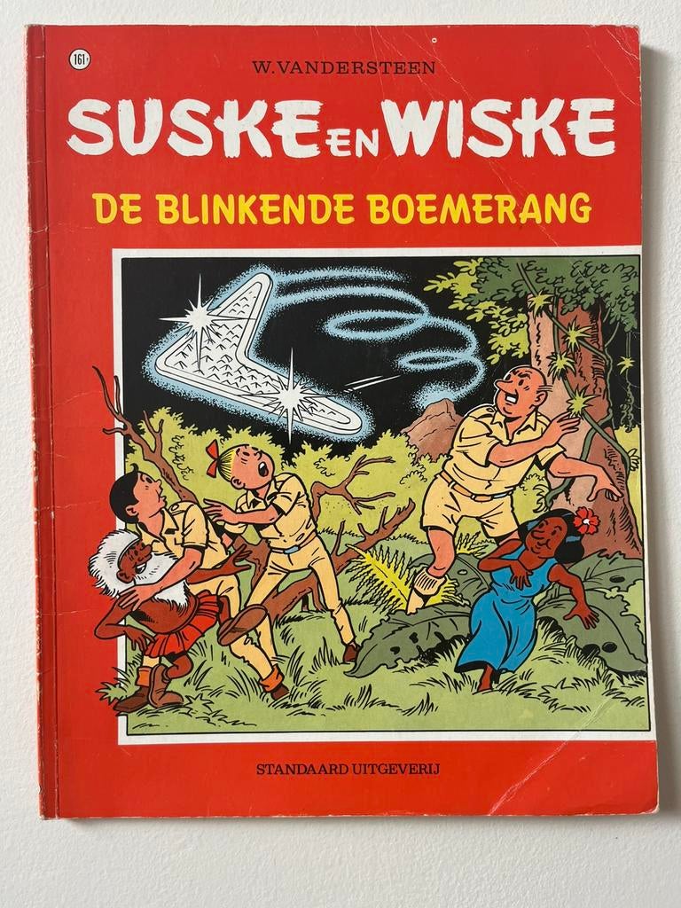 Suske en wiske 161 de blinkende boemerang eerste 1e druk, Boeken, Stripboeken, Eén stripboek, Ophalen of Verzenden, Zo goed als nieuw
