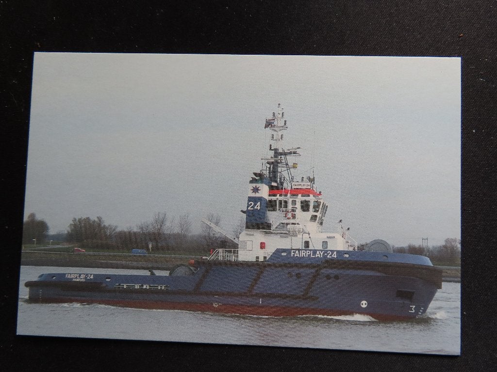 ansichtkaart sleepboot "Fairplay 24" Fairplay Towage, Ophalen of Verzenden, Nieuw, Motorboot, Kaart, Foto of Prent