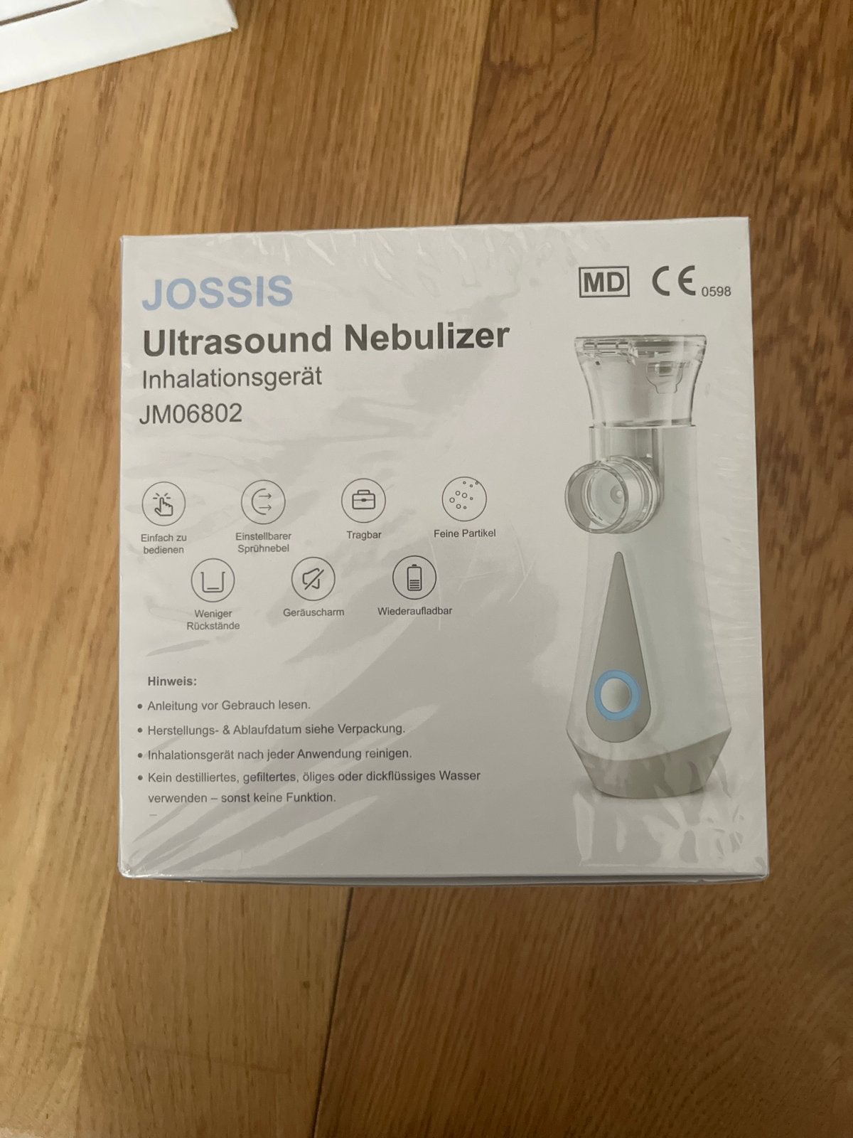 JOSSIS Ultrasound Nebulizer Inhalatieapparaat JM06802, Witgoed en Apparatuur, Persoonlijke-verzorgingsapparatuur, Ophalen of Verzenden