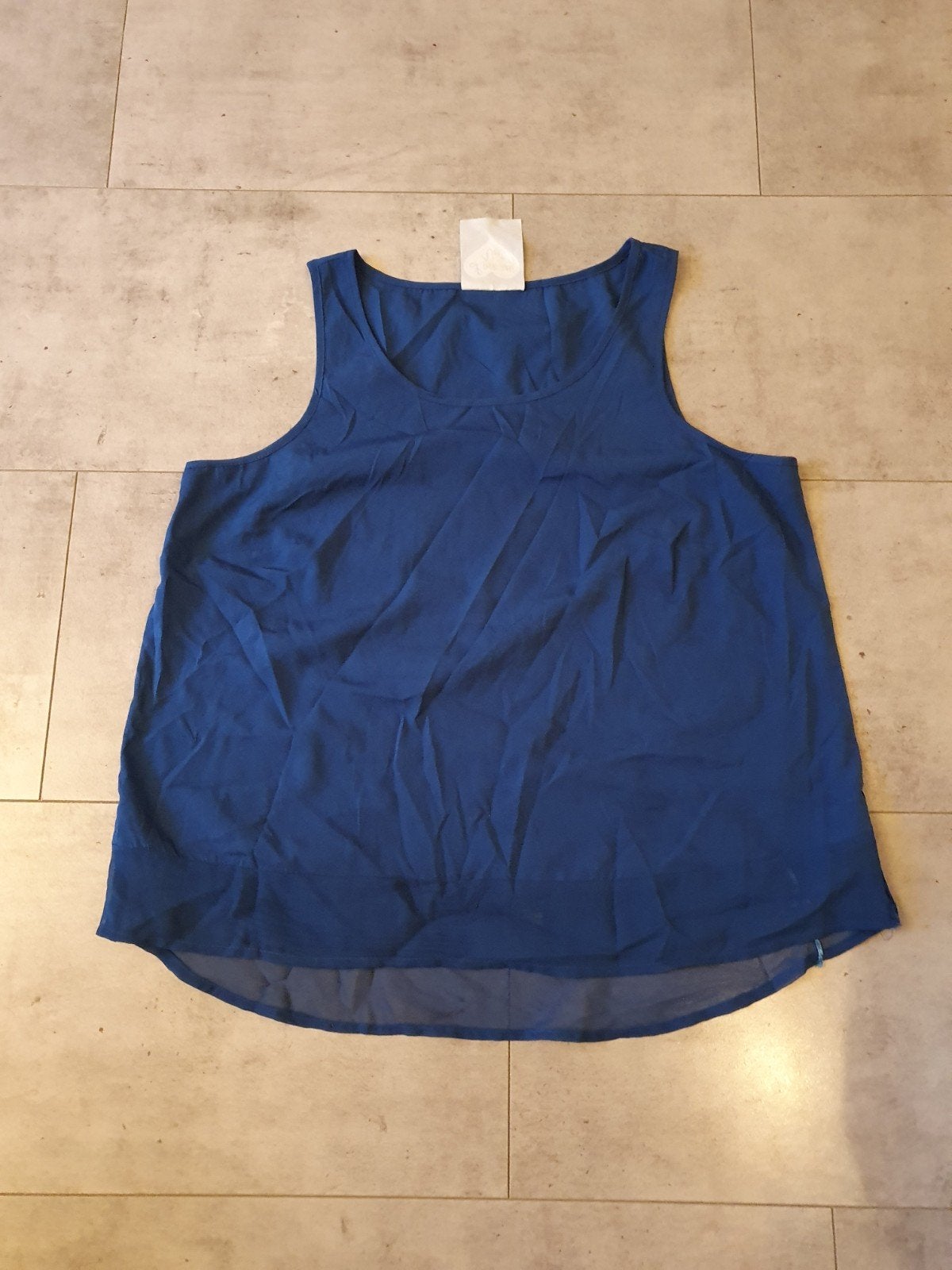 Blauwe top maat 42, Kleding | Dames, Tops, Blauw, Maat 42/44 (L), Ophalen of Verzenden, Zo goed als nieuw