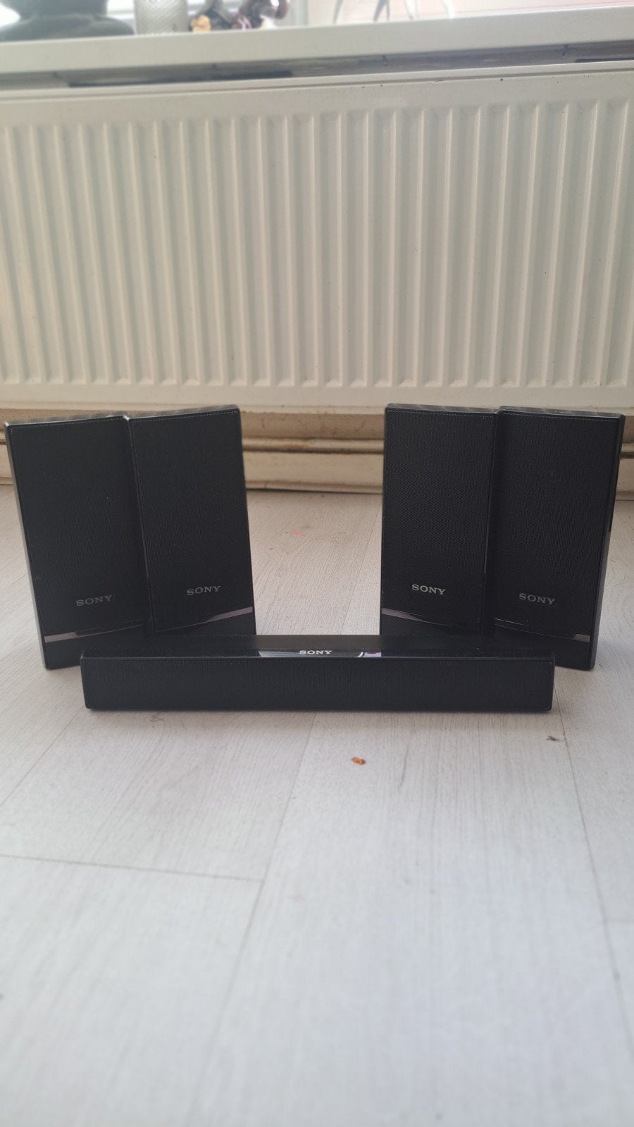 Sony Blu-ray Home Cinema Set met 5 speakers, Gebruikt, Blu-ray-speler, Ophalen of Verzenden, 5.1-systeem