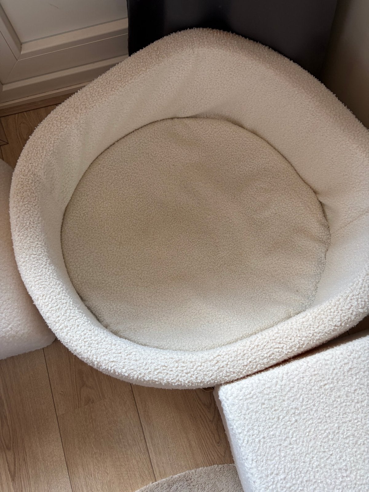MeowBaby Foamblokken Bouclé Speelset met Ballenbak Wit, Ophalen, Gebruikt, Overige typen