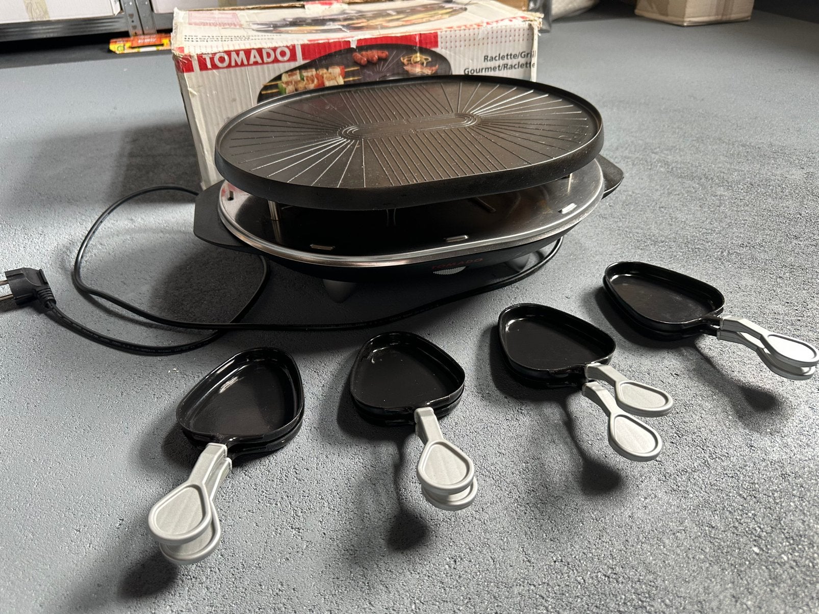 Gourmet netjes en schoon., Witgoed en Apparatuur, Gourmetstellen, Ophalen of Verzenden, Zo goed als nieuw, 4 t/m 7 personen