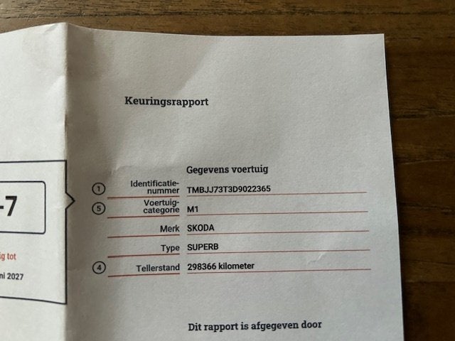 Skoda Superb Combi 1.6 TDI 10-2012 nieuwe Apk 06-2027 trekha, Keurmerk '100% Onderhouden', Euro 5, Gebruikt, 4 cilinders