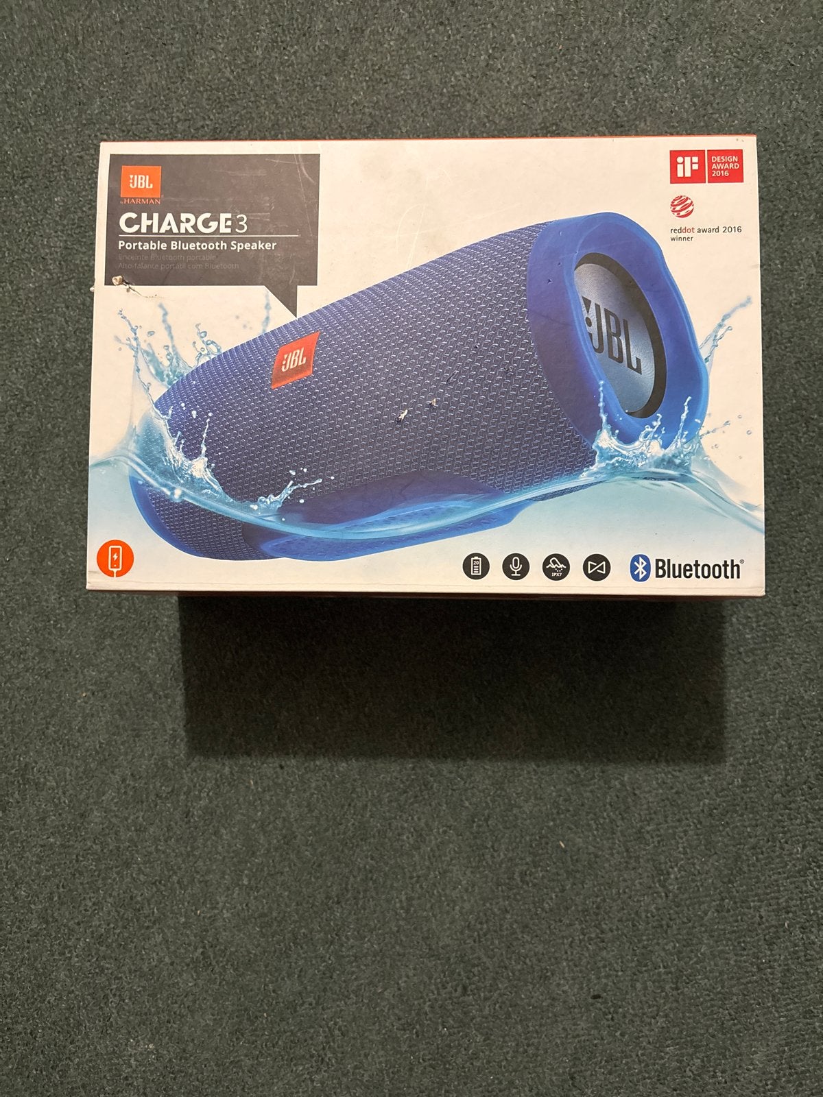 JBL Charge 3 Bluetooth Speaker - Bass defect, Gebruikt, JBL, Ophalen of Verzenden, Draagbare speaker