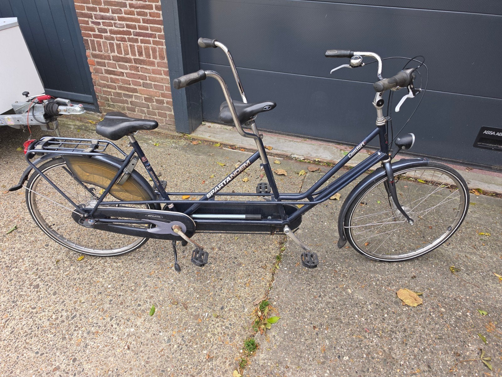 leuke tandem 28 inch sparta, 55 cm of meer, Ophalen, Gebruikt, Minder dan 10 versnellingen