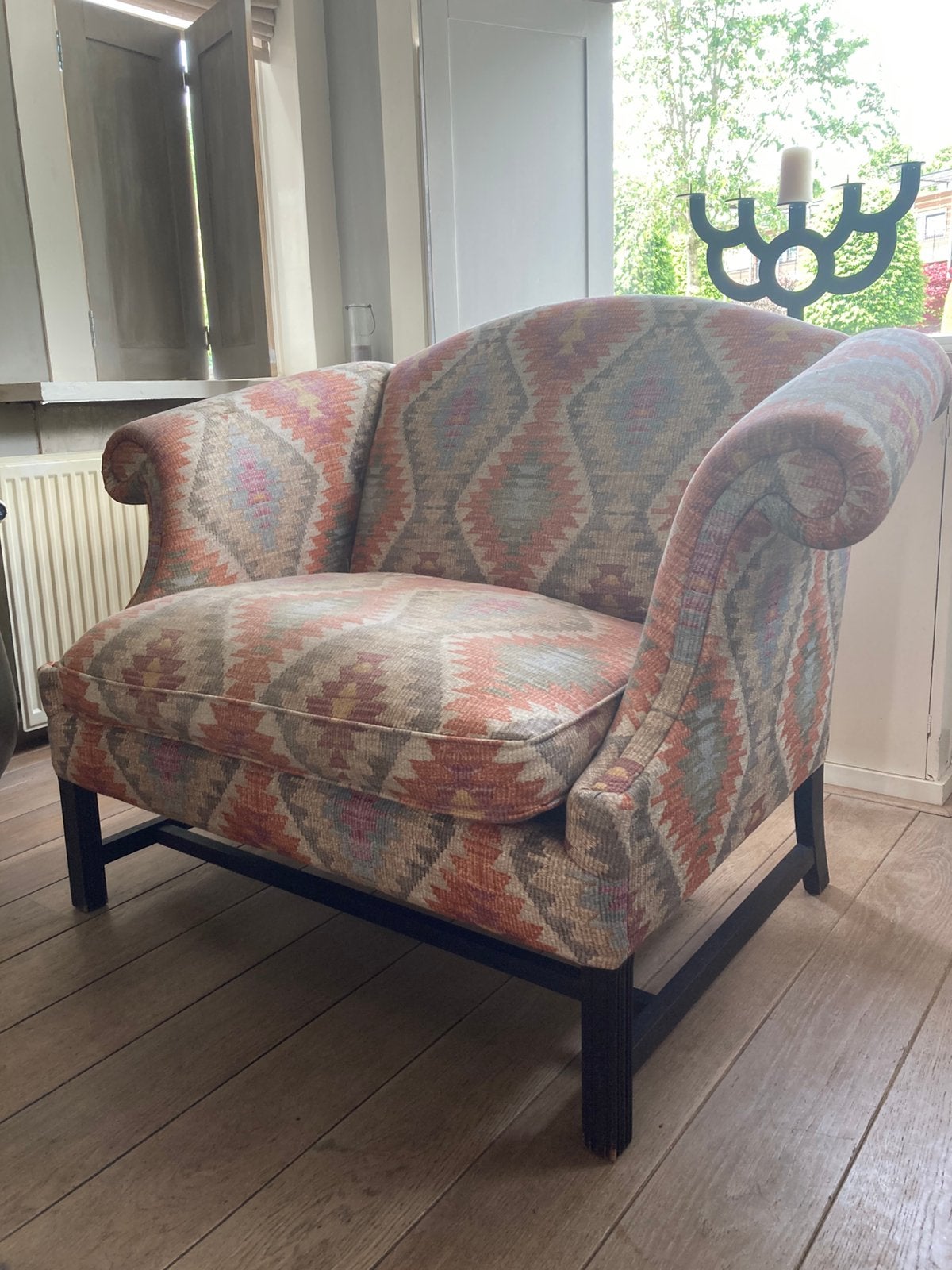 Prachtige loveseat van Job/ Hoffz/ flamant/ Keijzer en Co., Tweepersoons, 75 tot 100 cm, Ophalen of Verzenden, Zo goed als nieuw
