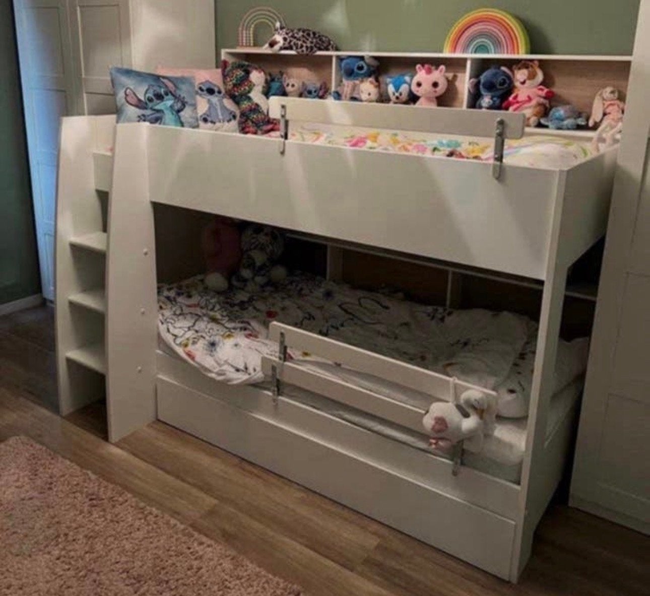 Super stapelbed 90x200, Ophalen, 90 cm, Eenpersoons, Zo goed als nieuw
