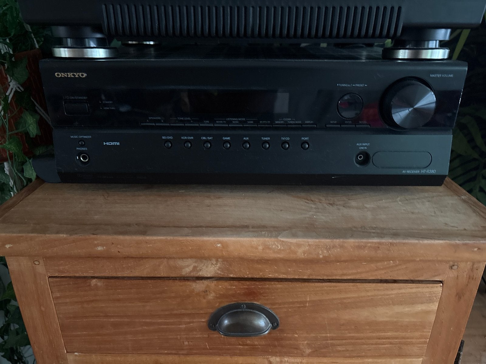 Onkyo HT-R380 AV Receiver met HDMI en Netwerk, Ophalen, Gebruikt, 60 tot 120 watt, Onkyo